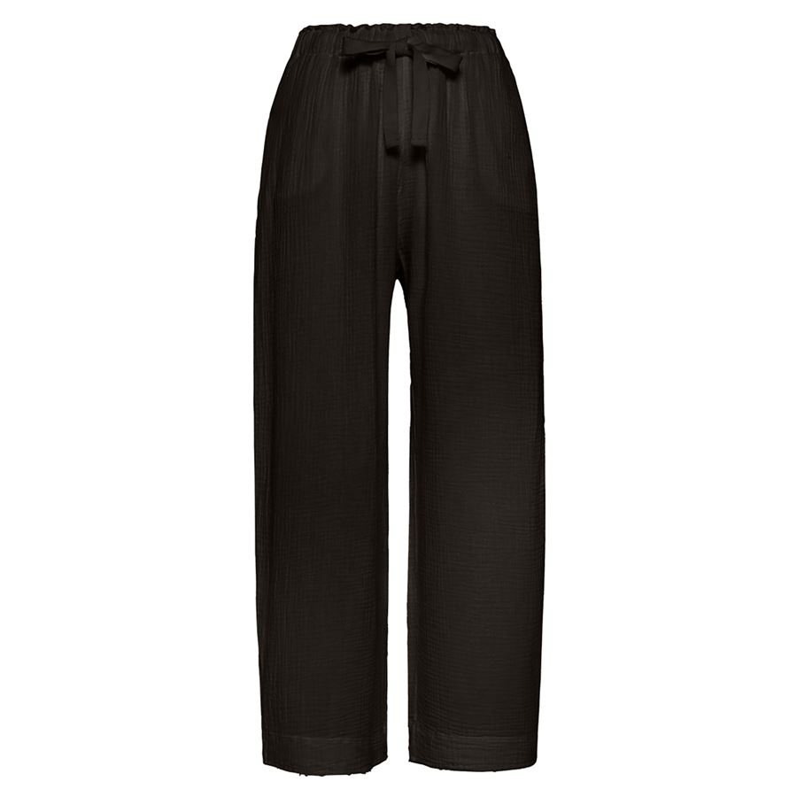 Pantalone  tuta cropped in garza di cotone da donna Deha | D2218610009